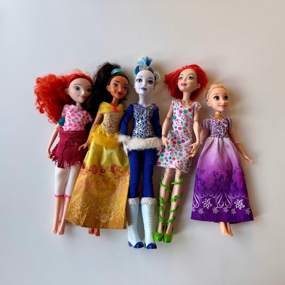Lot of 10 Assorted‎ Disney Princess Movie Character Dolls 8 - 12.5 inches - Picture 2 of 10